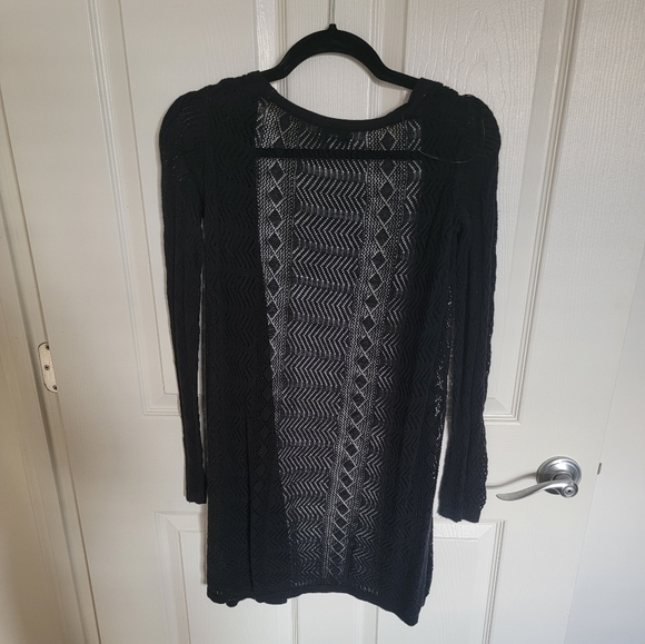 Joseph A. Knit Pattern Open Front Cardigan Small - Picture 2 of 7